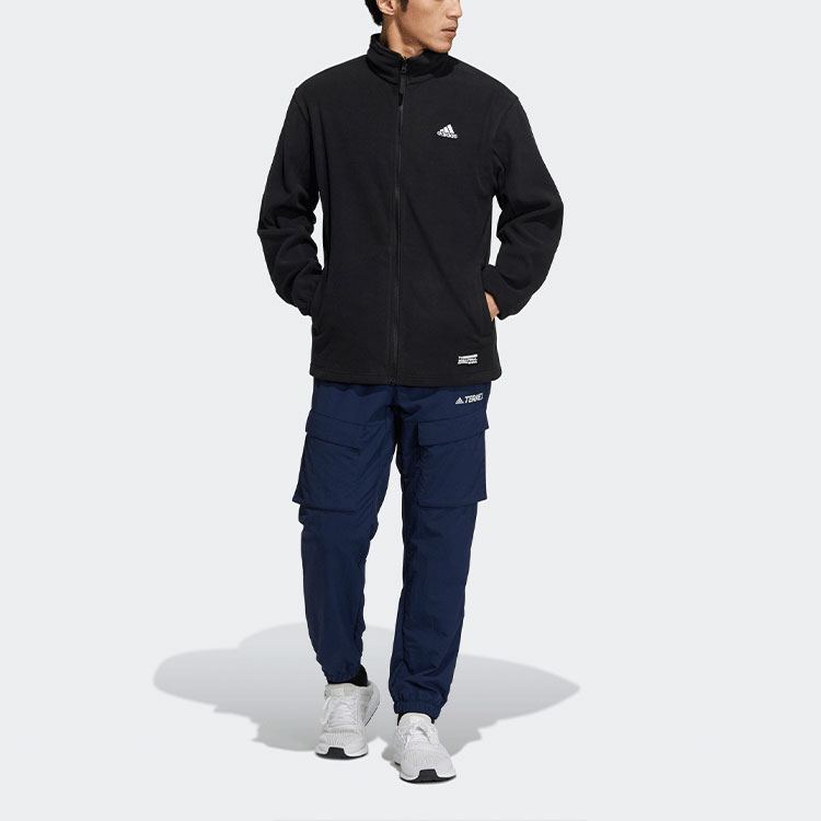 adidas 3-in-1 Logo Hoodie Jacket Unisex - Dark Olive Green H23108 圖 5