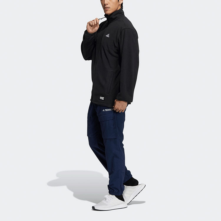 adidas 3-in-1 Logo Hoodie Jacket Unisex - Dark Olive Green H23108 圖 6