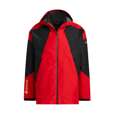 adidas 3-in-1 Softshell Waterproof Windproof Breathable Hiking Jacket Red Unisex IC4948