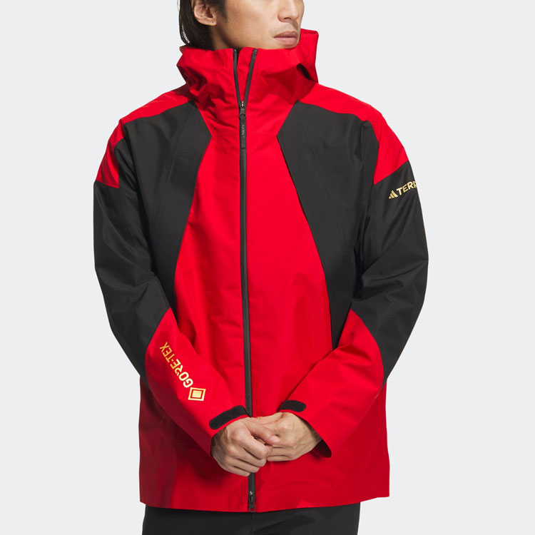 adidas 3-in-1 Softshell Waterproof Windproof Breathable Hiking Jacket Red Unisex IC4948 圖 4