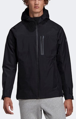 adidas 三合一防水連帽外套 戶外運動 黑色 GF0019 Shop adidas 三合一防水連帽外套 戶外運動 黑色 GF0019