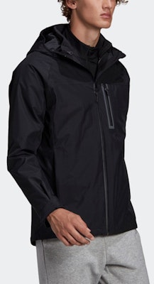 adidas 三合一防水連帽外套 戶外運動 黑色 GF0019 Details for adidas 三合一防水連帽外套 戶外運動 黑色 GF0019