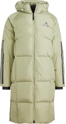 adidas 三條紋連帽羽絨外套帳篷綠休閒風格 JG3839 Buy adidas 三條紋連帽羽絨外套帳篷綠休閒風格 JG3839