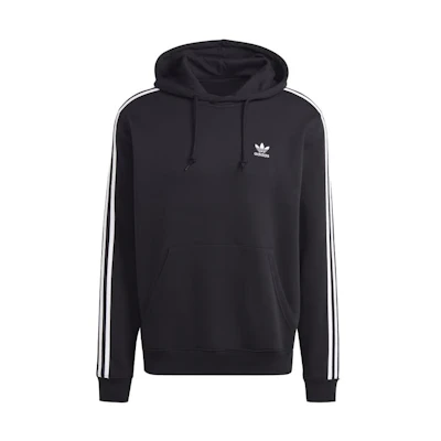 adidas 3-Stripes Adicolor Classics Hoodie Black Casual Pullover IM2088