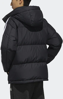 adidas 3-Stripes 黑色連帽羽絨外套 冬季保暖大衣 EH3972 Purchase adidas 3-Stripes 黑色連帽羽絨外套 冬季保暖大衣 EH3972