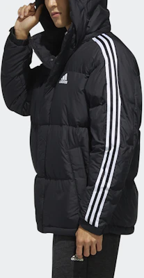 adidas 3-Stripes 黑色連帽羽絨外套 冬季保暖大衣 EH3972 Details for adidas 3-Stripes 黑色連帽羽絨外套 冬季保暖大衣 EH3972