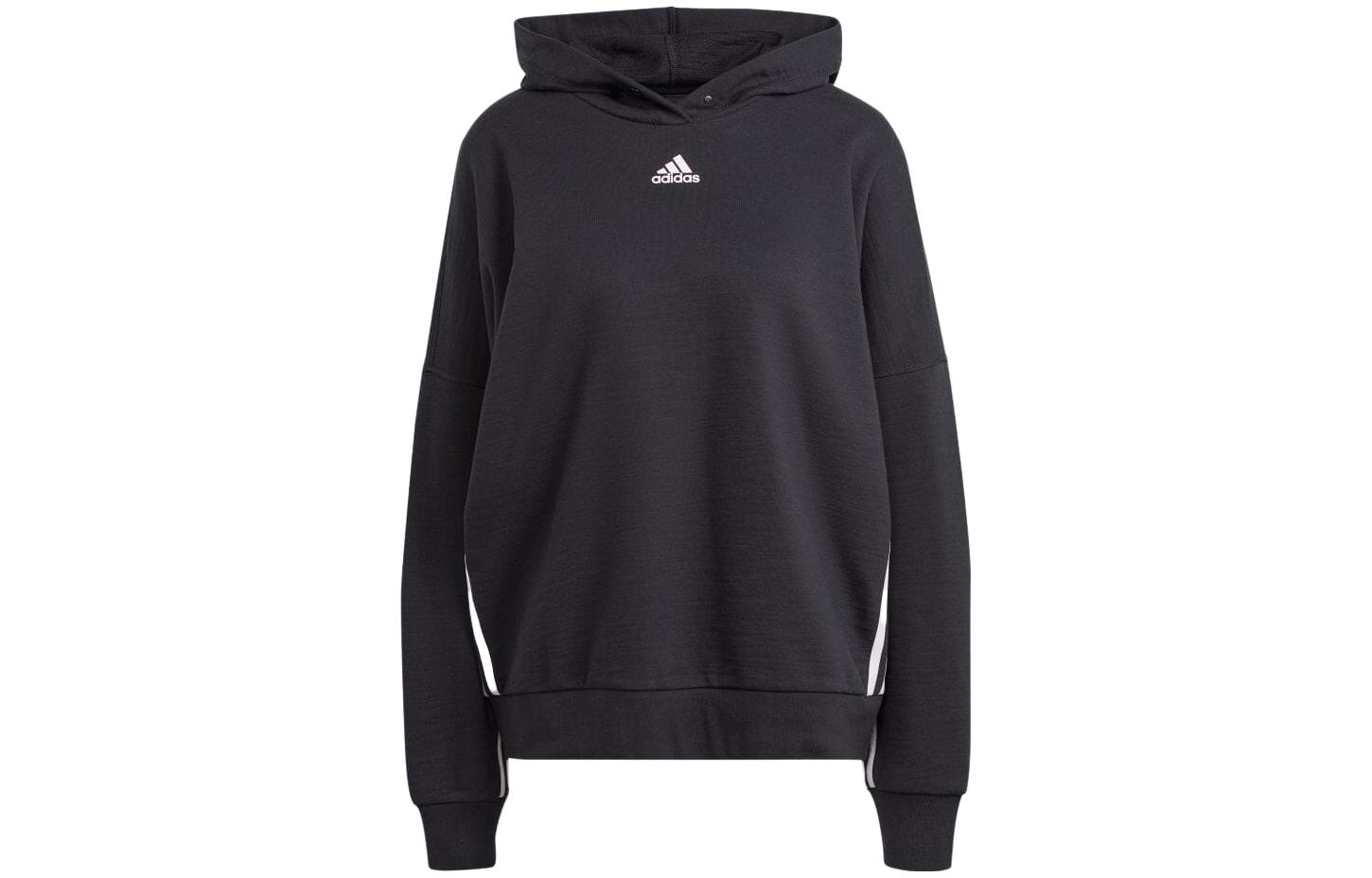 adidas 3-Stripes Black Hoodie Unisex Long Sleeve IA3158