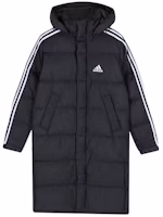 adidas 3-Stripes Black Long Parka Down Jacket Winter Coat EH3993 adidas 3-Stripes Black Long Parka Down Jacket Winter Coat EH3993