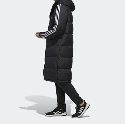 Abrigo Largo adidas 3-Stripes Negro Chaqueta de Invierno acolchada. EH3993 Sizing Abrigo Largo adidas 3-Stripes Negro Chaqueta de Invierno acolchada. EH3993