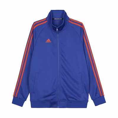 adidas 3-Stripes Blue-Orange Logo Track Jacket Unisex TR30JR-BUOG