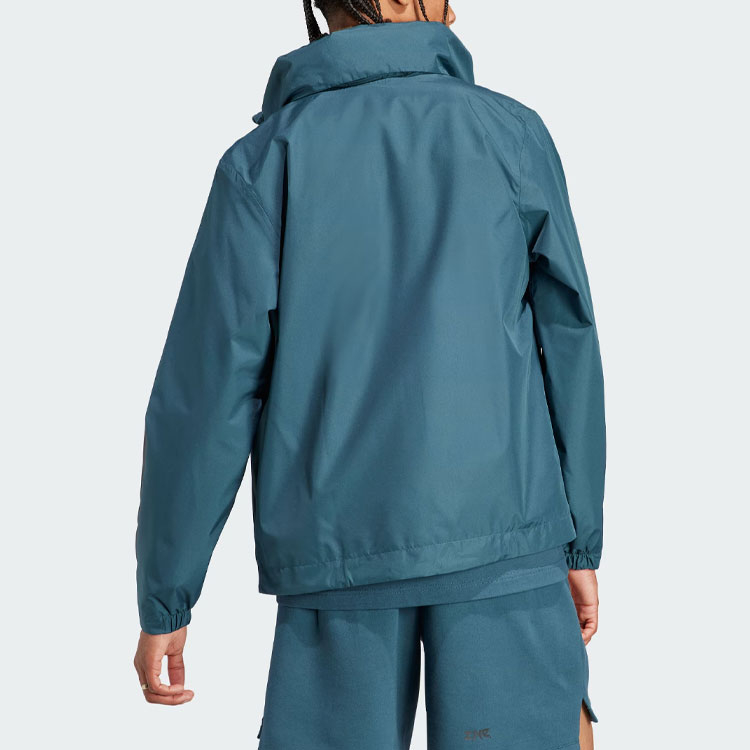 adidas 3-Stripes BSC RAIN RDY Waterproof Retro Jacket Arctic Blue IK0507 圖 4