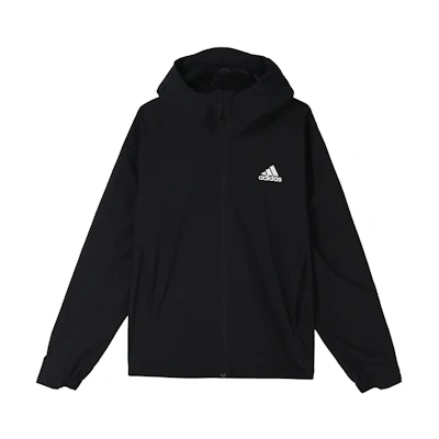 adidas 3-Stripes BSC RR Hooded Jacket Black Outdoor Sportswear GM2169