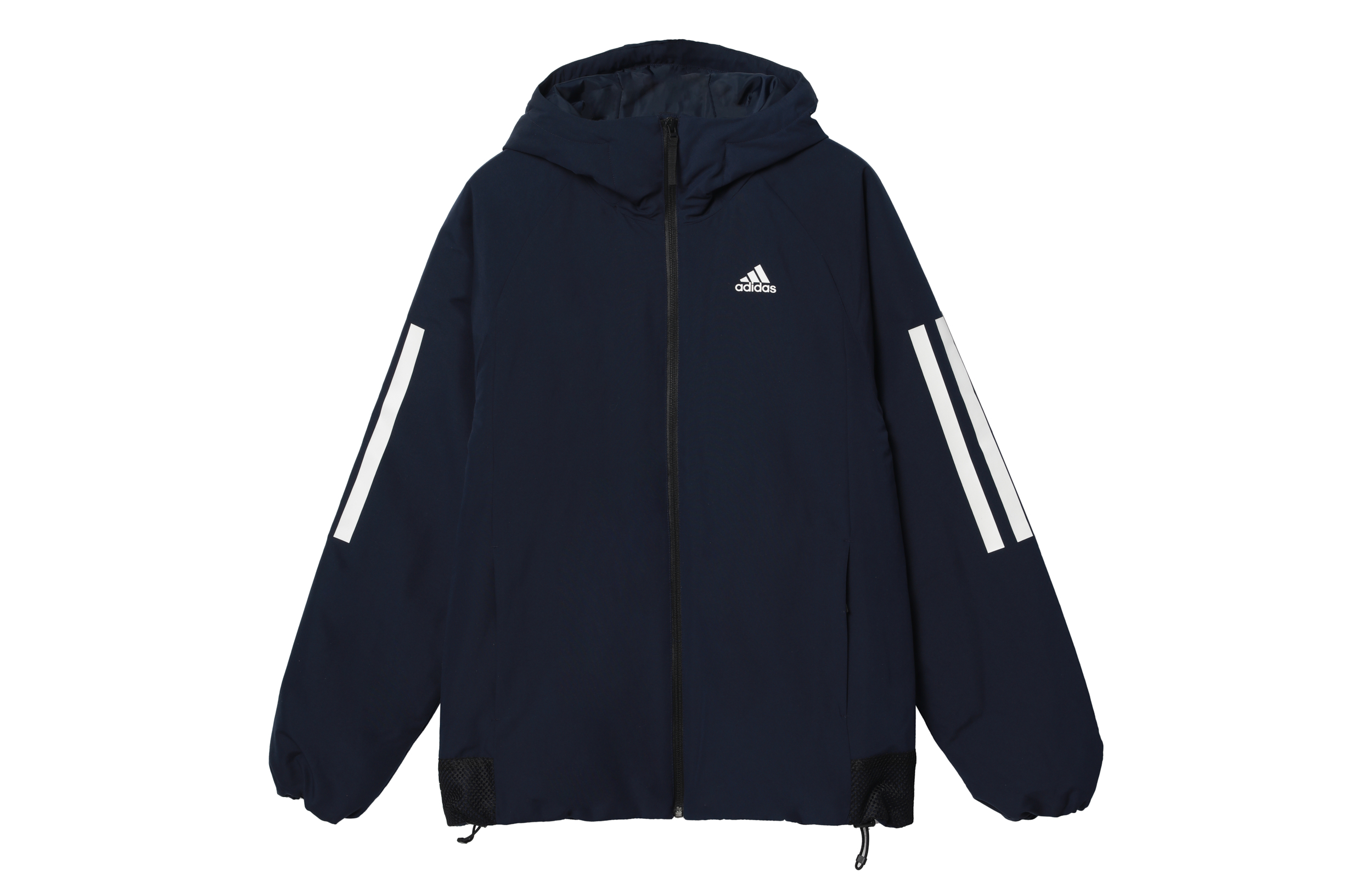adidas 3-Stripes BTS Hooded Jacket Winter Outdoor Legend Ink Blue DZ1408 圖 2