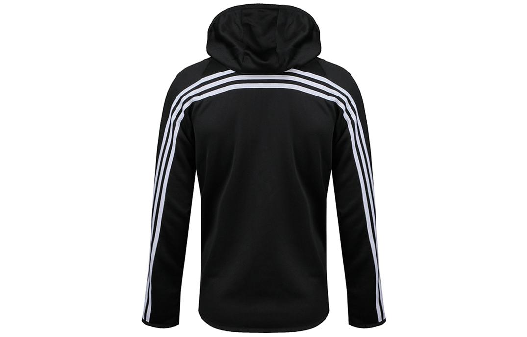adidas 3-Stripes Classic Zip-Up Hoodie with Back Stripes DZ7404
