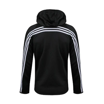adidas 3-Stripes Classic Zip-Up Hoodie with Back Stripes DZ7404