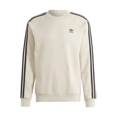 adidas 3-Stripes Colorblock Logo Sweatshirt Beige () IM4509