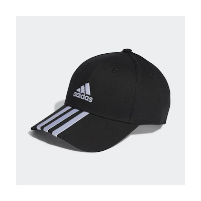 adidas 3-Stripes Cotton Twill Baseball Cap 'black'