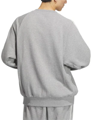 アディダス 3ストライプ クルースウェット グレー - ソフトで快適なスポーティカジュアル JI6642 Shop アディダス 3ストライプ クルースウェット グレー - ソフトで快適なスポーティカジュアル JI6642