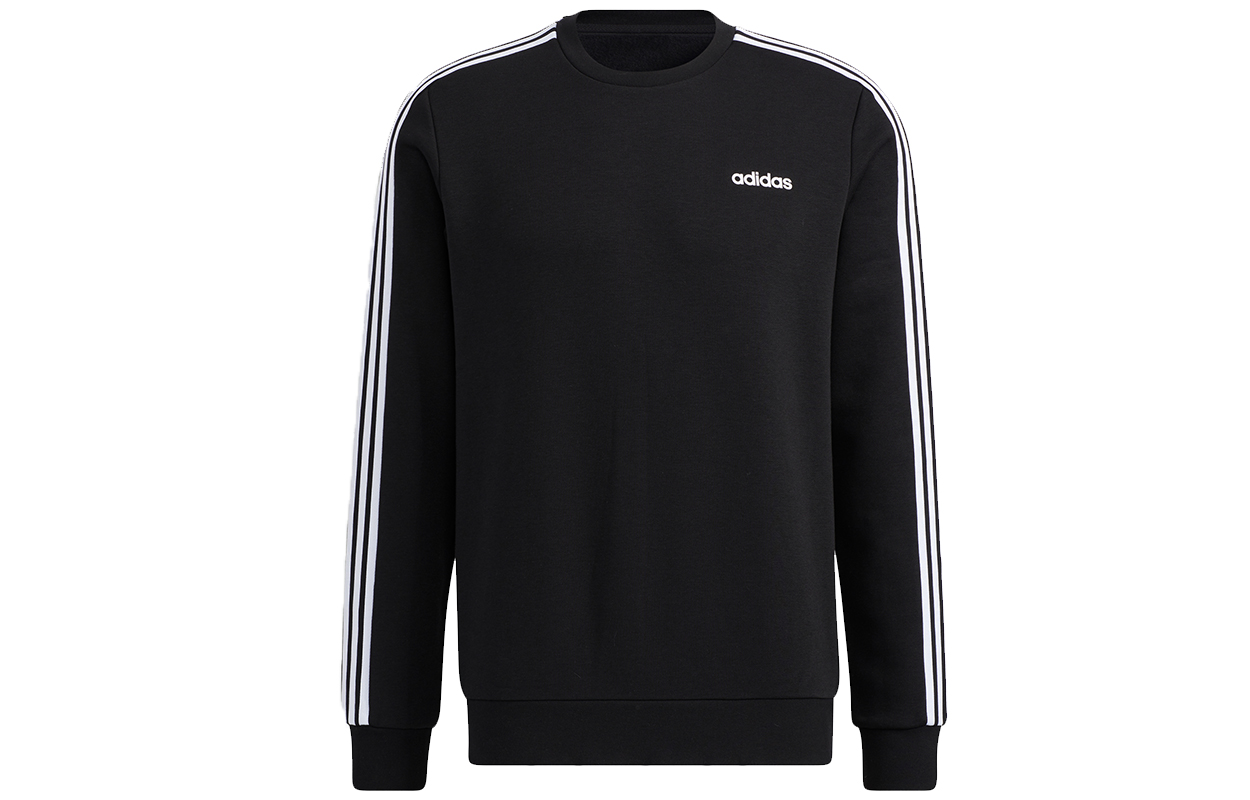 adidas 3-Stripes Crewneck Sweatshirt Black H14208