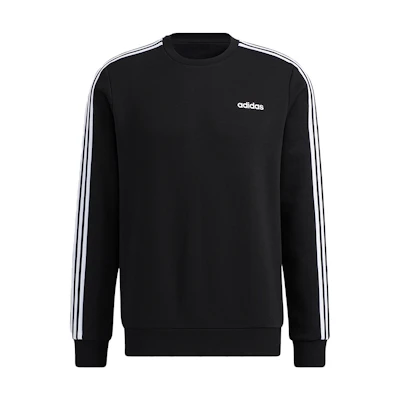 adidas 3-Stripes Crewneck Sweatshirt Black H14208