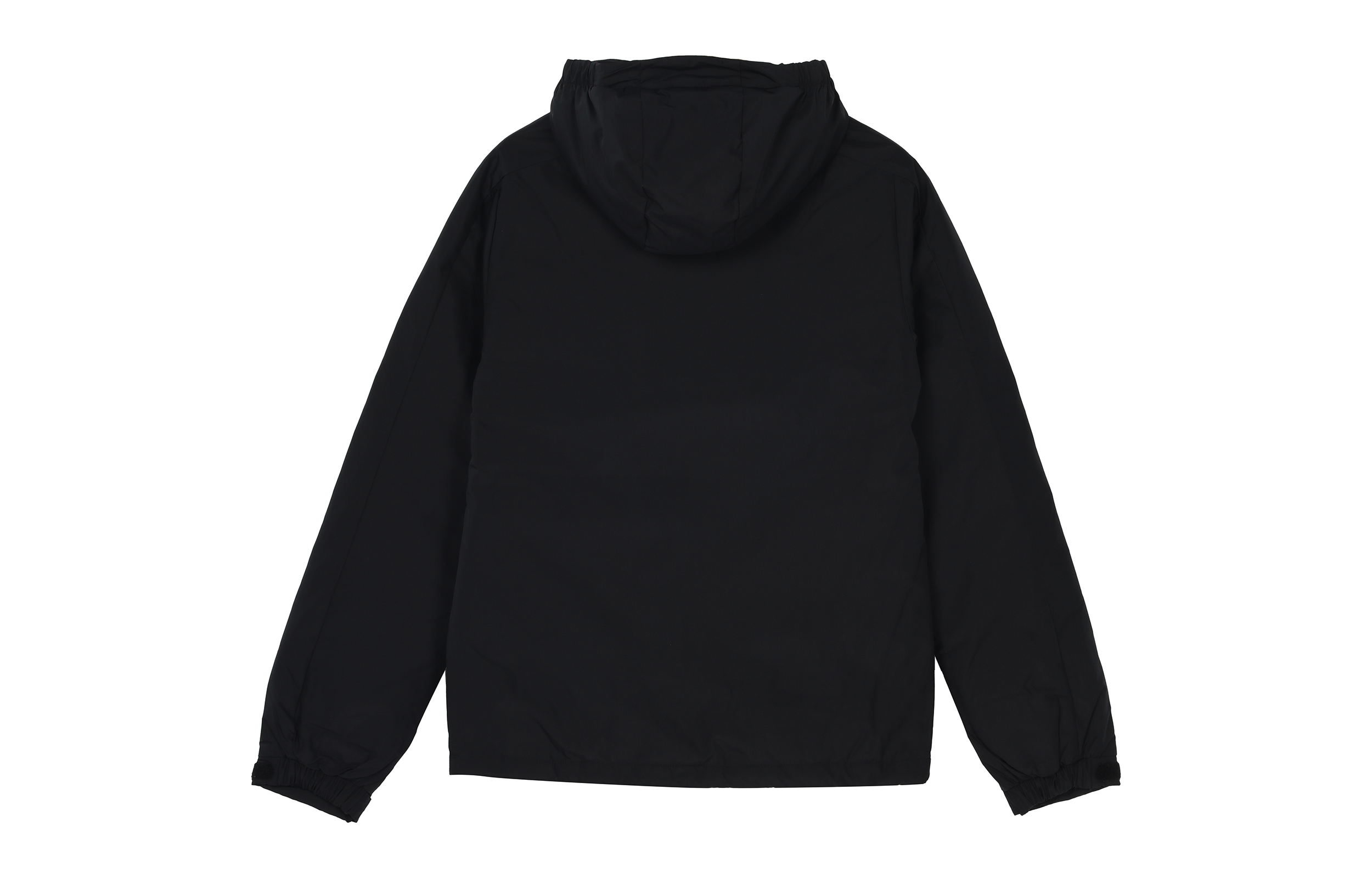 Lookbook adidas Jaket Hitam 3-Stripes Tahan Air Musim Dingin dengan Hoodie. H23080