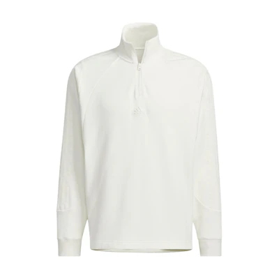 adidas 3-Stripes Half-Zip Pullover Sweatshirt White Unisex Casual Top JI6634