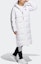 Details for adidas 3-Stripes Long Down Coat White Winter Unisex Hooded Insulated Jacket H20762