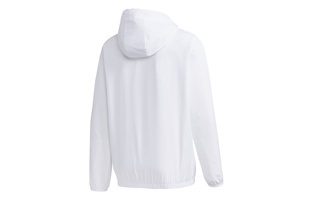 Lookbook adidas 三條紋MH WB 3S連帽休閒外套 白色 秋季版 GF3964