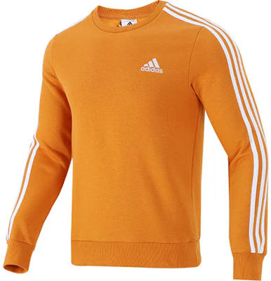 adidas 3-Stripes Orange Crewneck Sweatshirt - Perfect Gift for Him H12168 Buy adidas 3-Stripes Orange Crewneck Sweatshirt - Perfect Gift for Him H12168