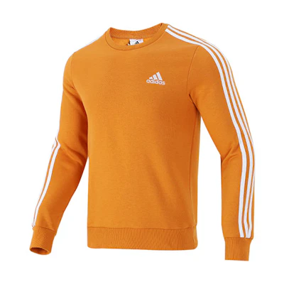 adidas 3-Stripes Orange Crewneck Sweatshirt - Perfect Gift for Him H12168