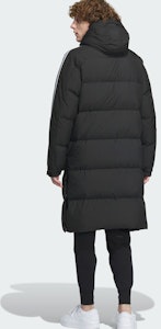 아디다스 3-스트라이프 아웃도어 600 다운 후드 재킷 블랙 유니섹스. IT8714 Lookbook 아디다스 3-스트라이프 아웃도어 600 다운 후드 재킷 블랙 유니섹스. IT8714