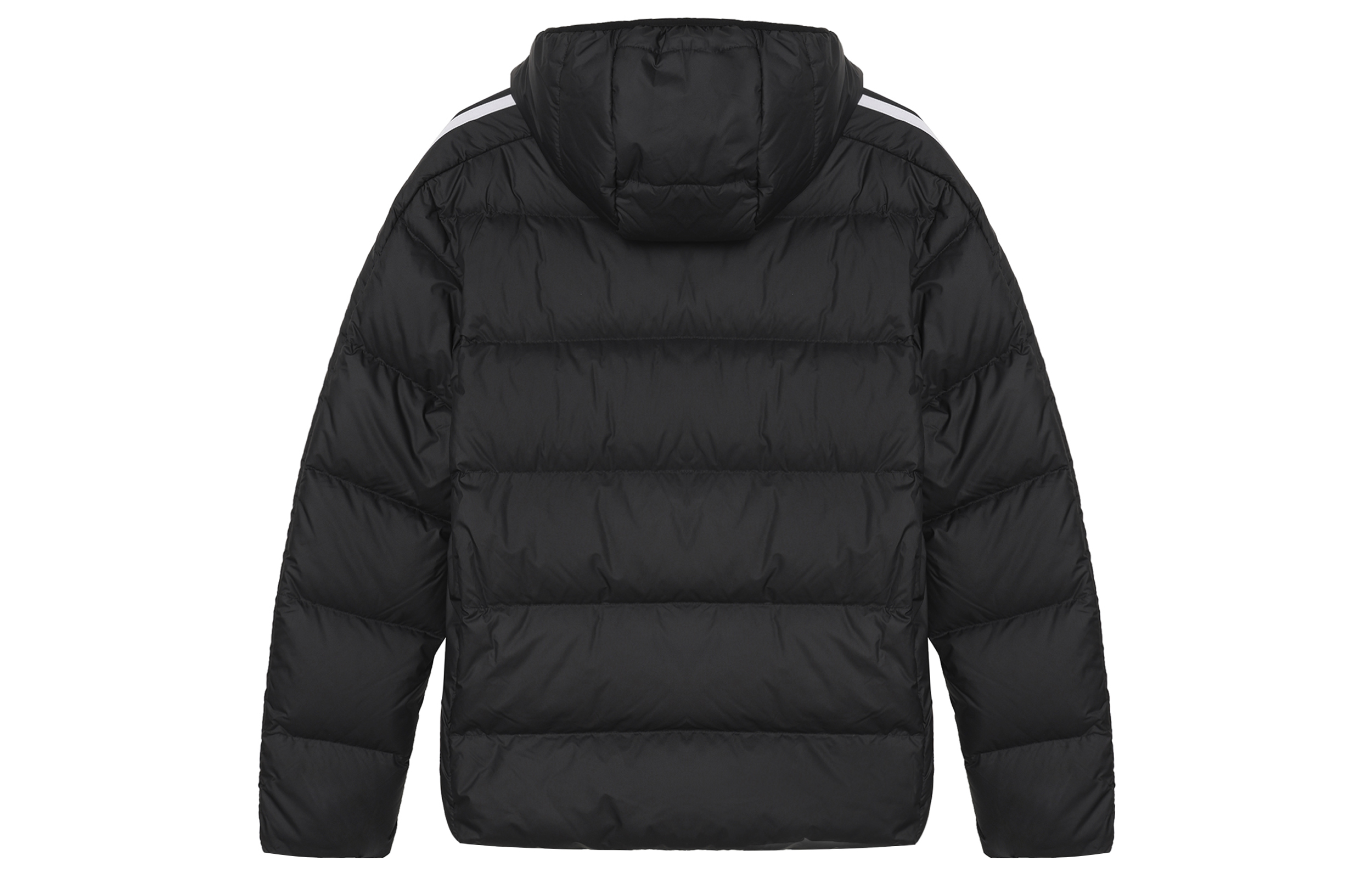 adidas 3-Stripes Outdoor Hooded Puffer Jacket  Black - Stylish & Comfortable. JN7478 圖 3