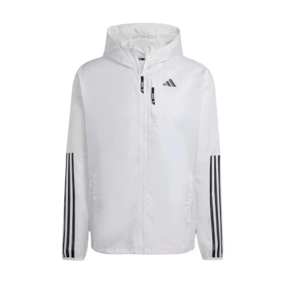 adidas 3-Stripes Running Training Hoodie Jacket - White IQ3845