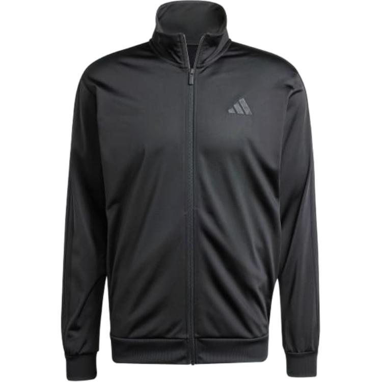 adidas 3-Stripes Sportswear Knit Jacket Black JI8818