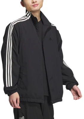 adidas 3-Stripes Waterproof Retro Jacket Black - Unisex Casual Comfort Fit JI6646 Shop adidas 3-Stripes Waterproof Retro Jacket Black - Unisex Casual Comfort Fit JI6646