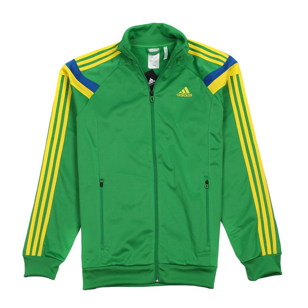 adidas 3-Stripes Zip-Up Durable Long-Sleeve Jacket F50618