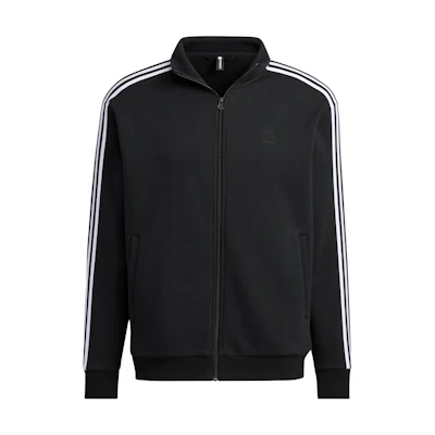adidas 3-Stripes Zip-Up Loose Track Jacket Unisex Black IA6909