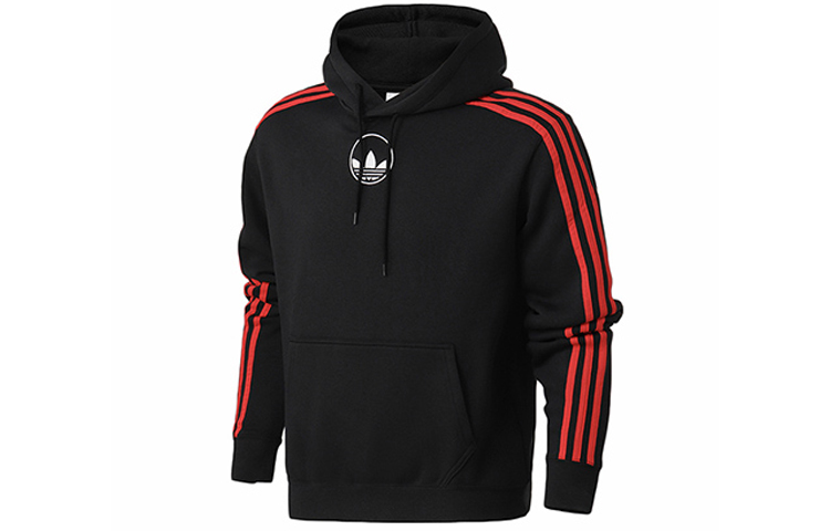 adidas 3 Stripe Circle Collegiate Sweatshirt Black () GD2127