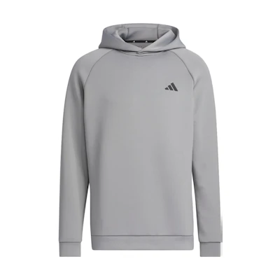 adidas 3D Deboss Spacer Logo Golf Hoodie Gray HZ3244