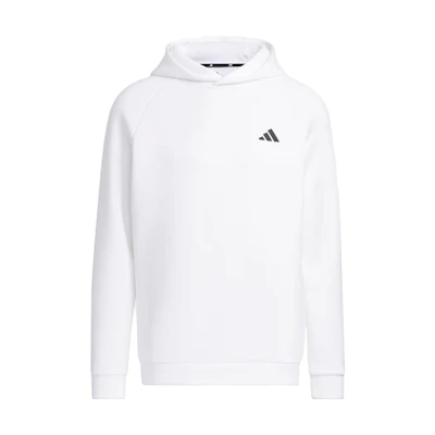 adidas 3D Deboss Spacer Sleeve Golf Hoodie White Logo Sweatshirt HY0969
