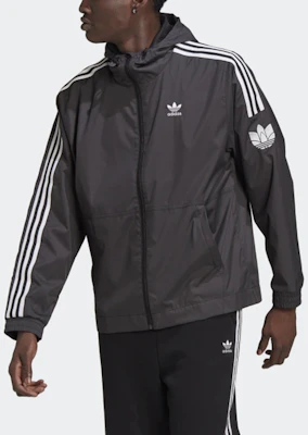 아디다스 3D 윈드브레이커 남성 블랙 후드 재킷 3-스트라이프 로고刺绣 GN3551 Lookbook 아디다스 3D 윈드브레이커 남성 블랙 후드 재킷 3-스트라이프 로고刺绣 GN3551