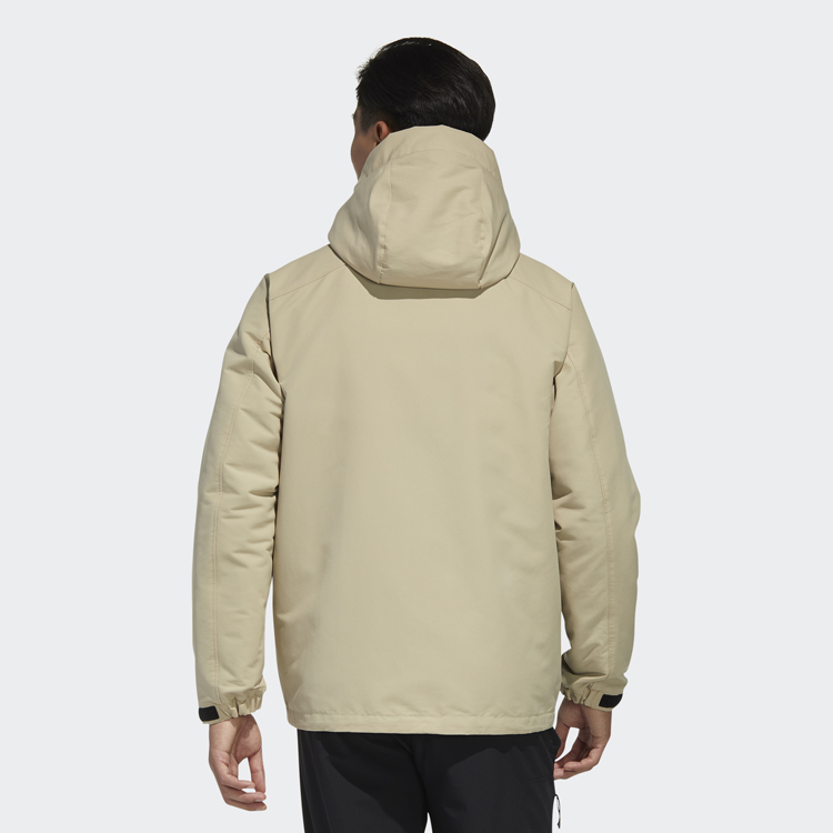 Sizing Adidas 3in1 Down Jacket Brown Outdoor Hooded Winter Coat GP2917