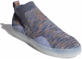 Lookbook adidas originals 3ST.002 Primeknit 中筒舒適耐磨休閒板鞋 藍灰色