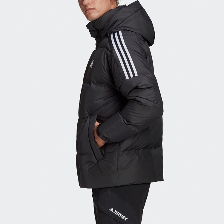 adidas 3st Black Down Puffer Winter Jacket GF0101 圖 6