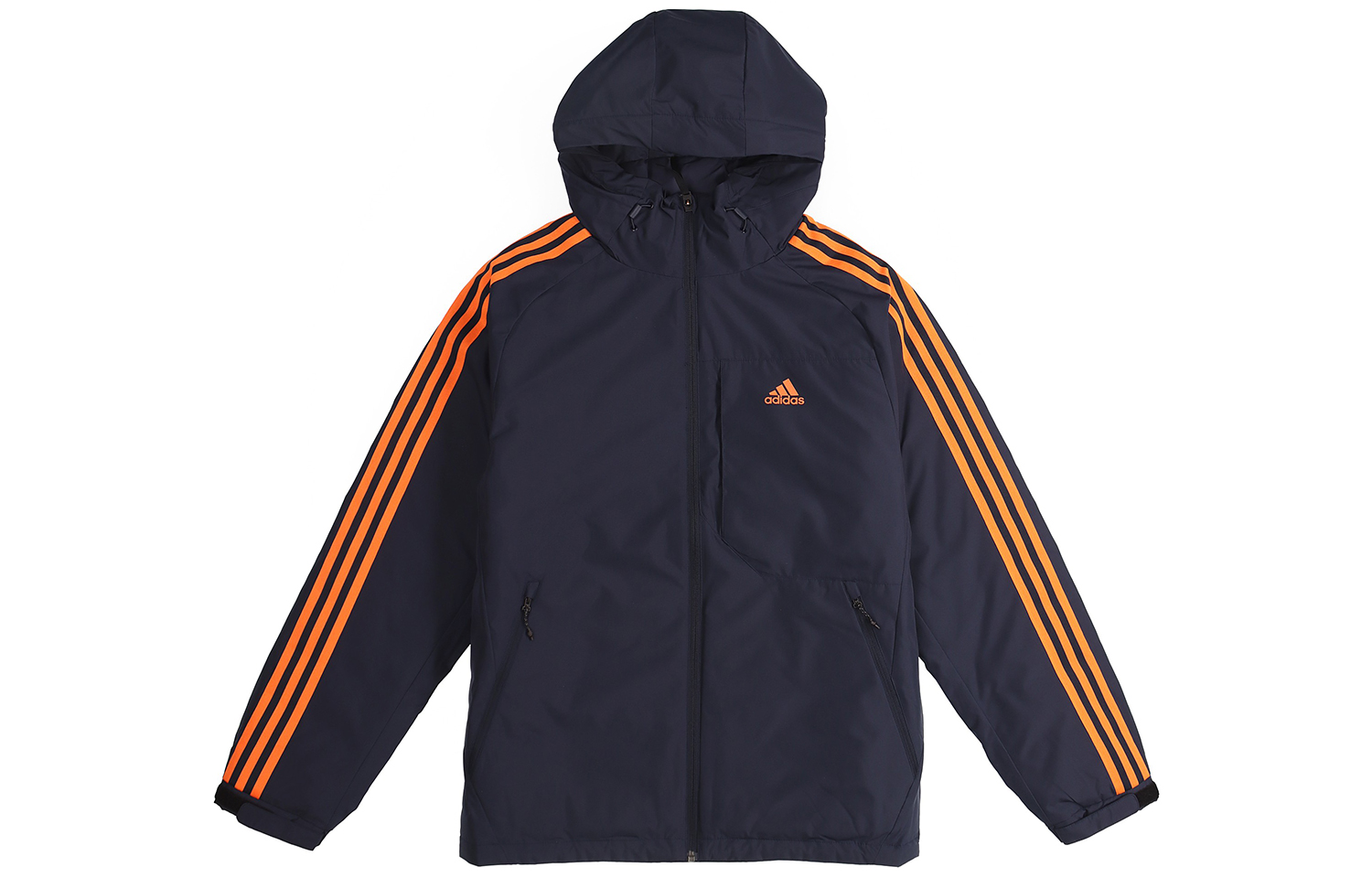 adidas 3st Down Hooded Puffer Jacket Winter Legend Ink Blue GF0096