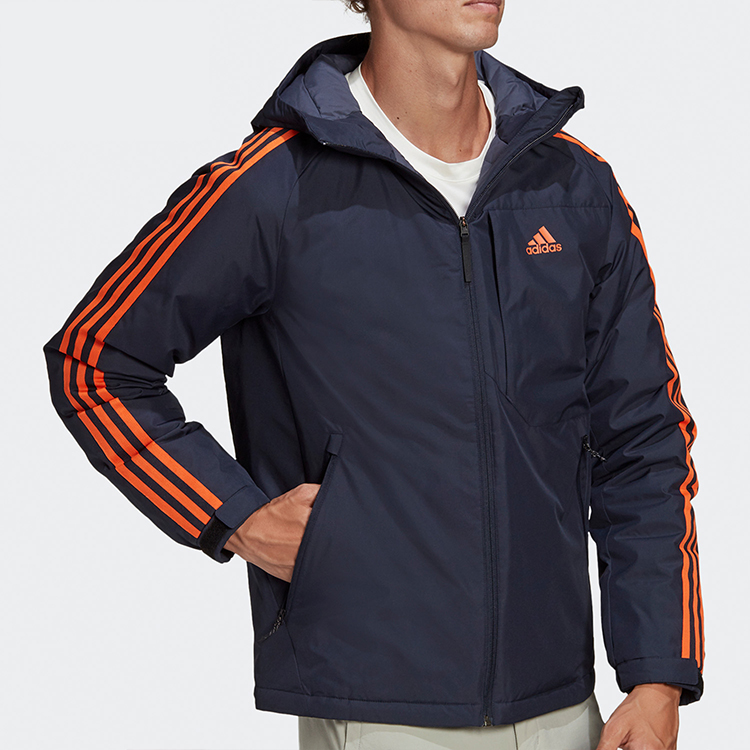 Details for アディダス 3st ダウンフード付きパッファージャケット ウィンター レジェンドインクブルー GF0096