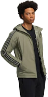 Details for adidas 3St 軍綠色冬季戶外連帽防風大衣 H23083