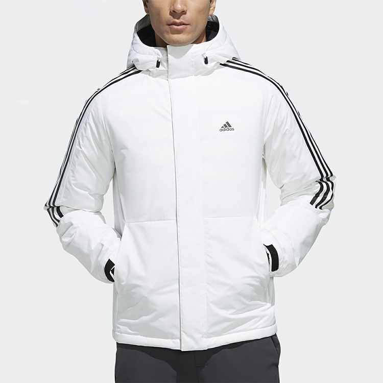 adidas 3ST Down Jacket Waterproof White Insulated Hooded Jacket EH3994 圖 4