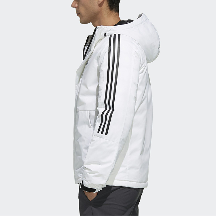 adidas 3ST Down Jacket Waterproof White Insulated Hooded Jacket EH3994 圖 6