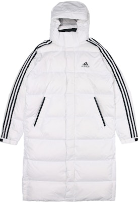 adidas 3st Long Coat White Down Jacket Outdoor International Version GP2921 Buy adidas 3st Long Coat White Down Jacket Outdoor International Version GP2921